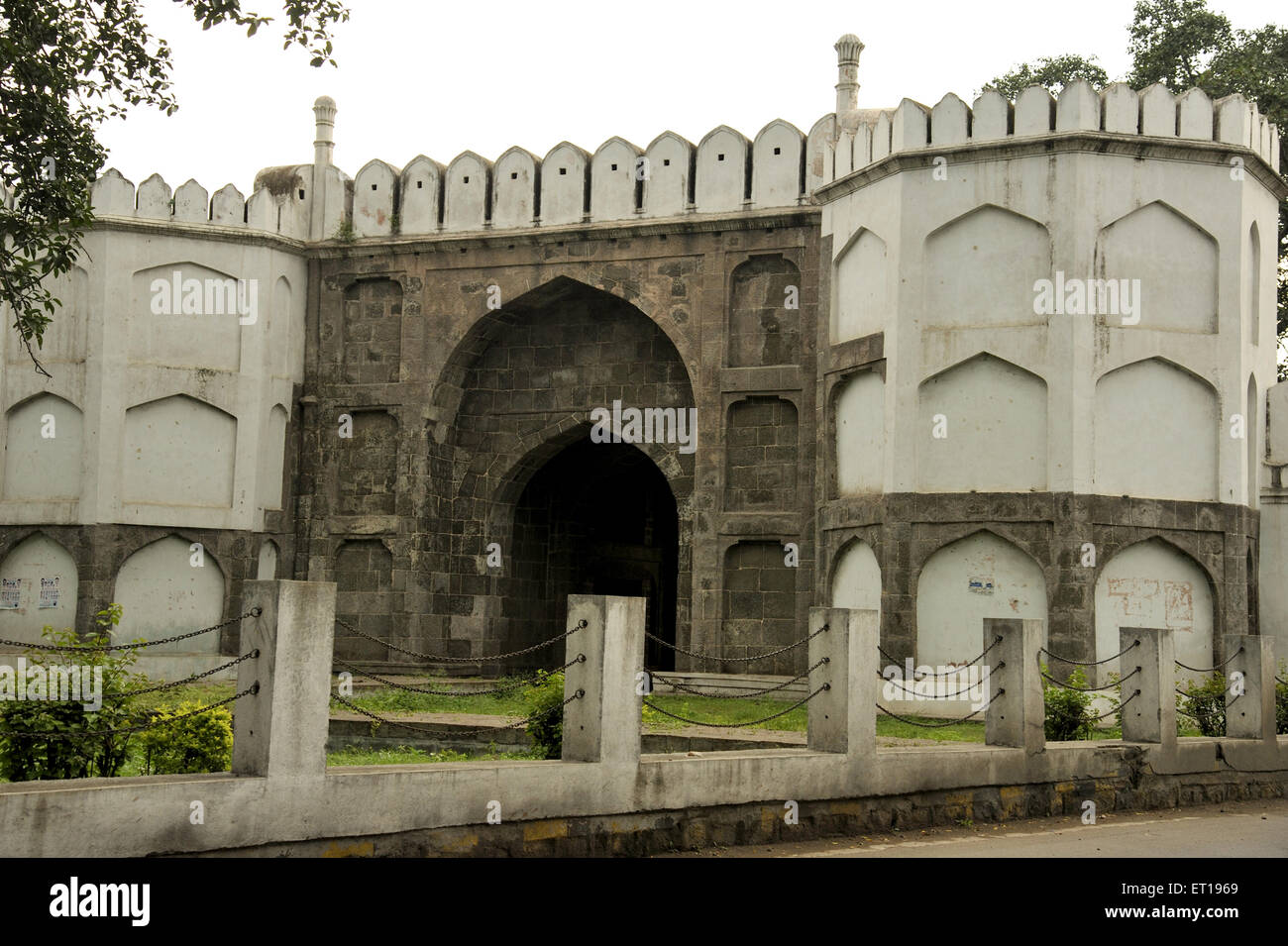 Schwarze Tor in Aurangabad Maharashtra, Indien Stockfoto