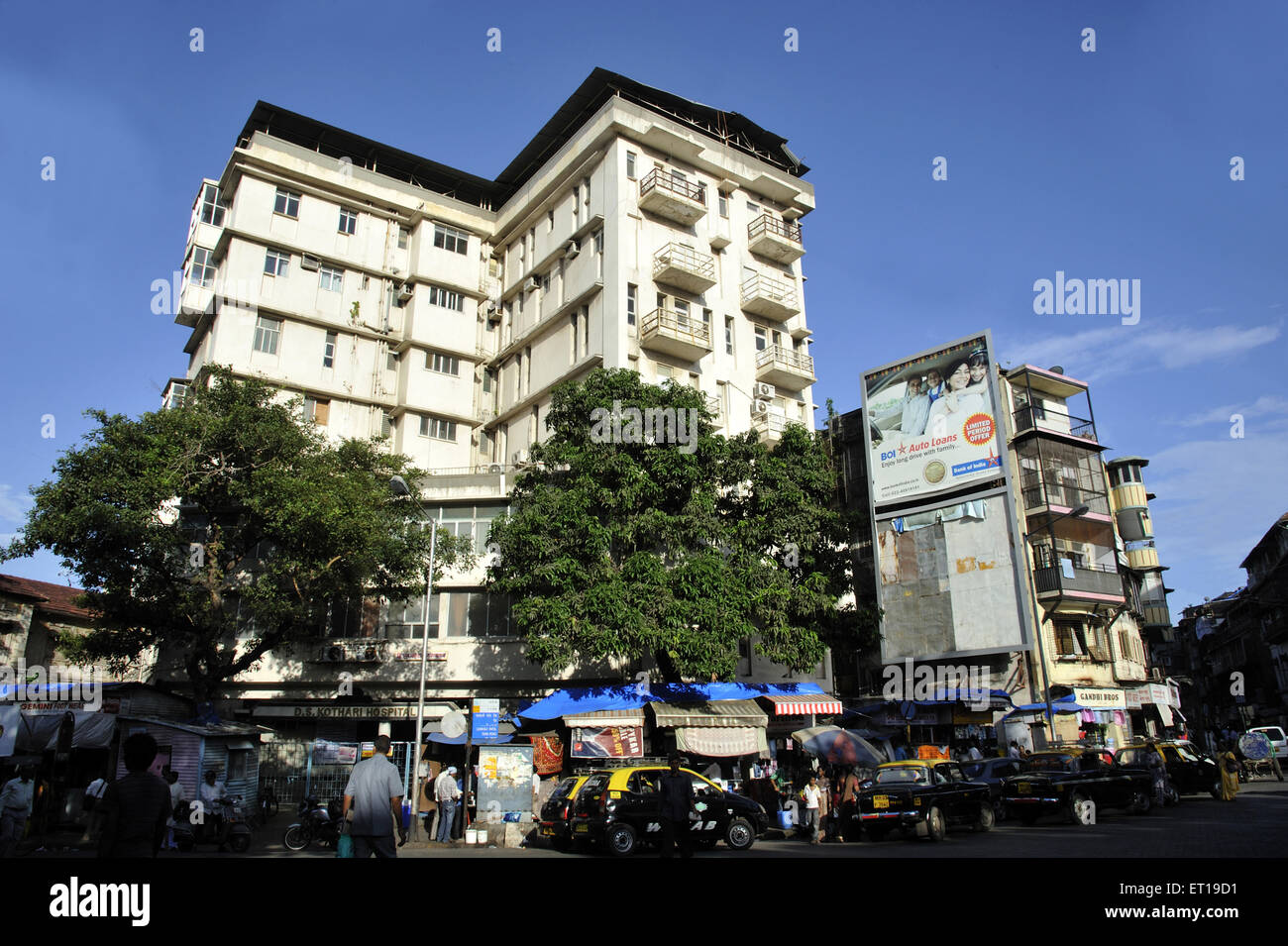 D S Kothari Krankenhaus C P Tank in Charni Straße Mumbai, Maharashtra, Indien Stockfoto