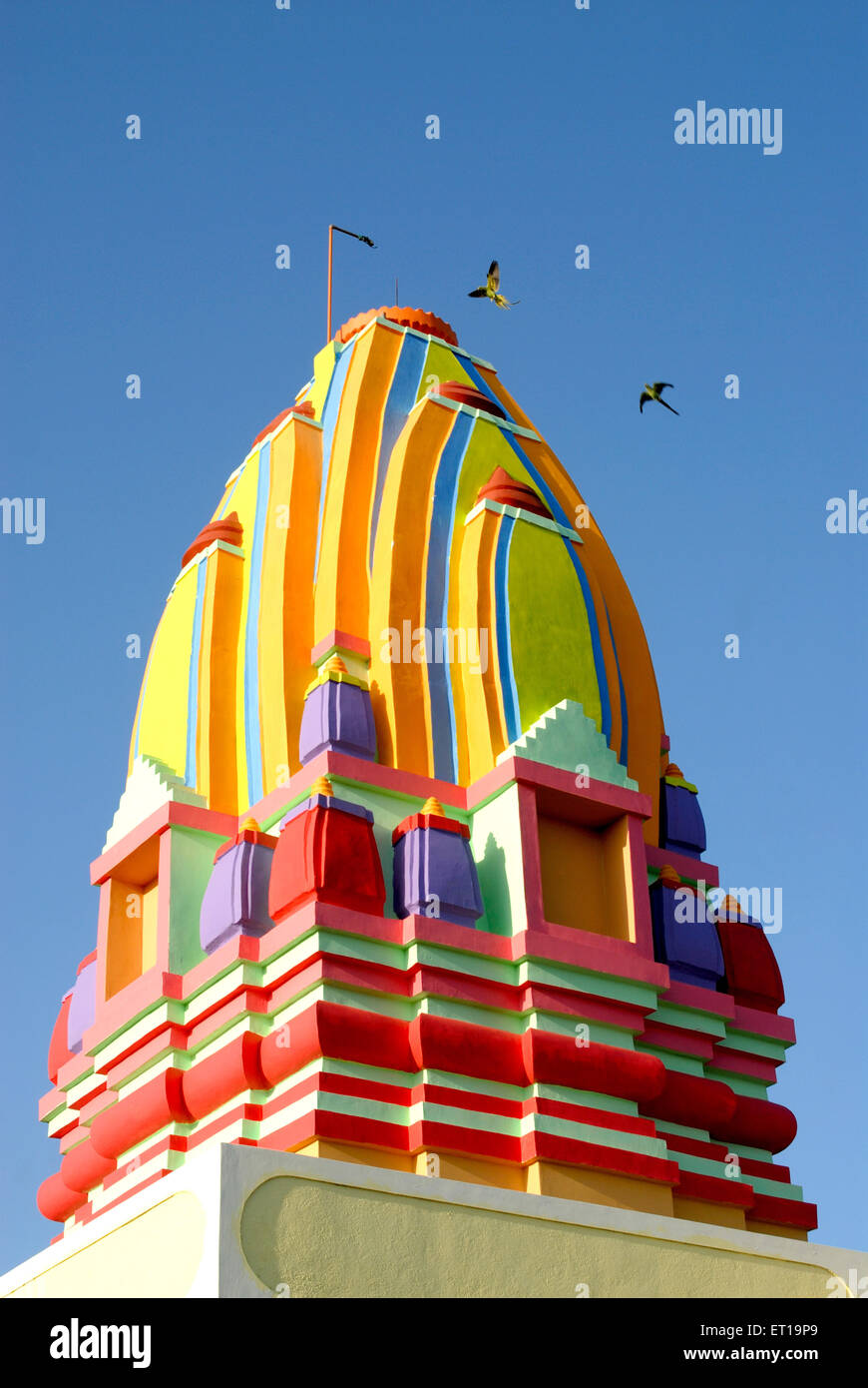 Shiva Tempel, Amreli, Gujarat, Indien Stockfoto