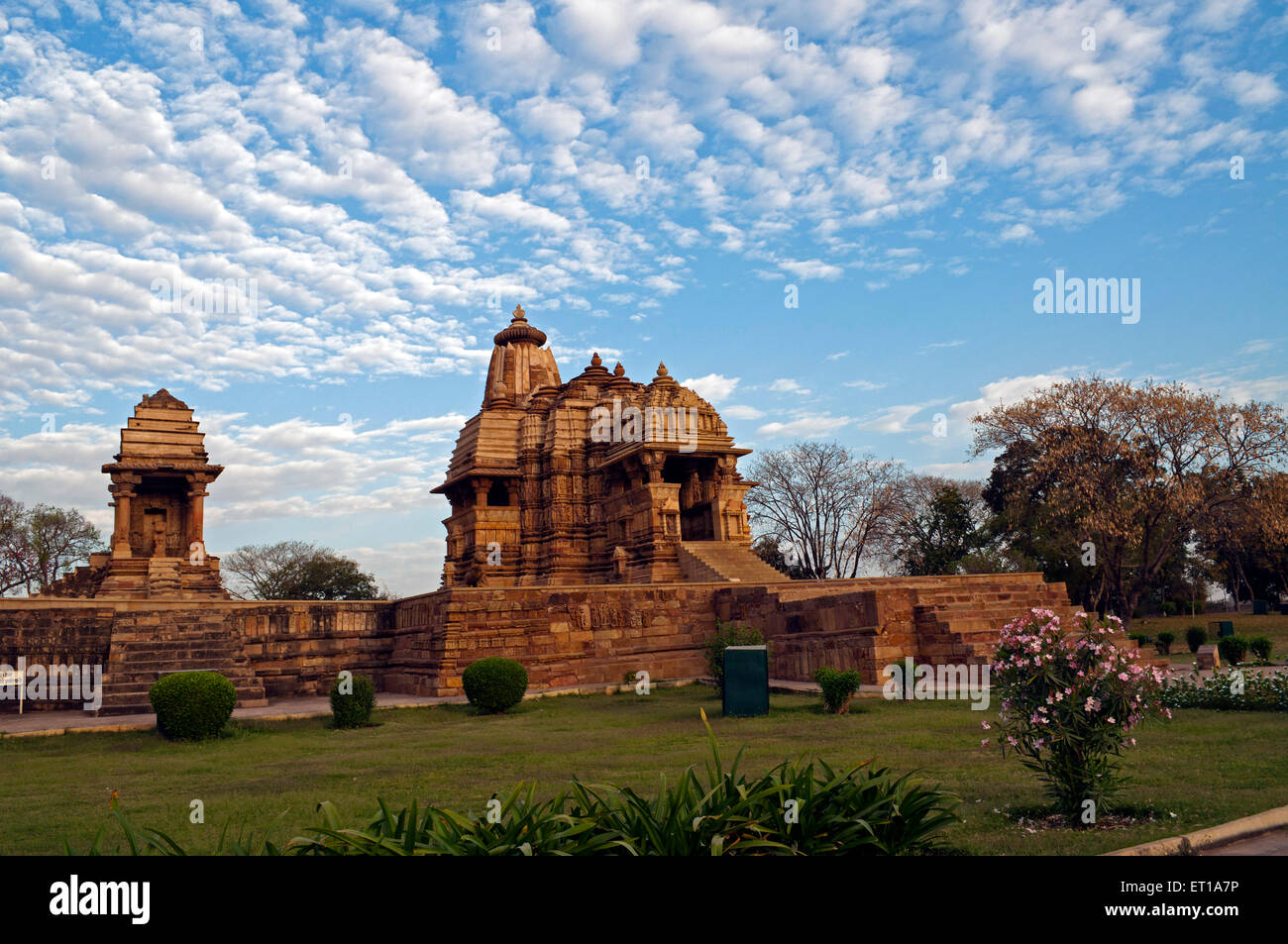 Devi Jagdambi Khajuraho Tempel Madhya Pradesh Indien Asien Stockfoto