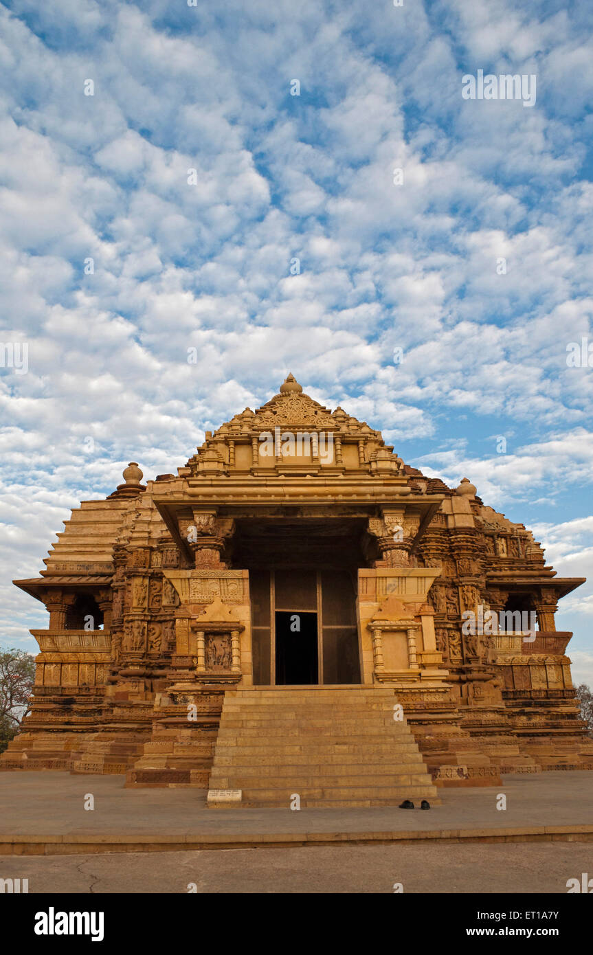 Chitragupta Khajuraho Tempel Madhya Pradesh Indien Asien Stockfoto
