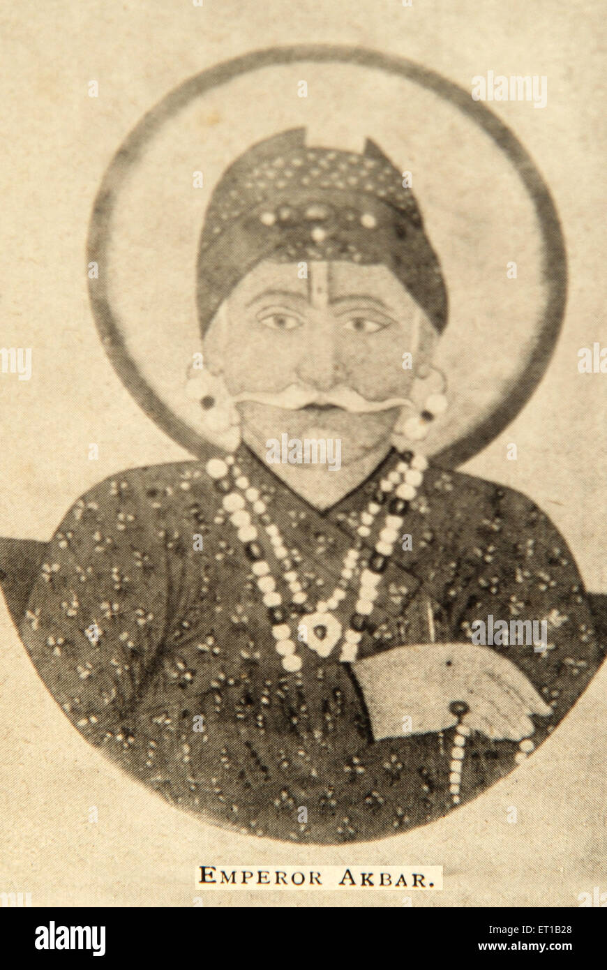 Akbar; Akbar der große; Akbar I; MogulKaiser; Indien; Indisch; Altes