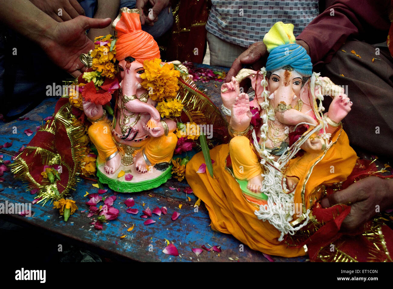 Ganpati Idols, Ganesh Festival, Jodhpur, Rajasthan, Indien, Asien Stockfoto