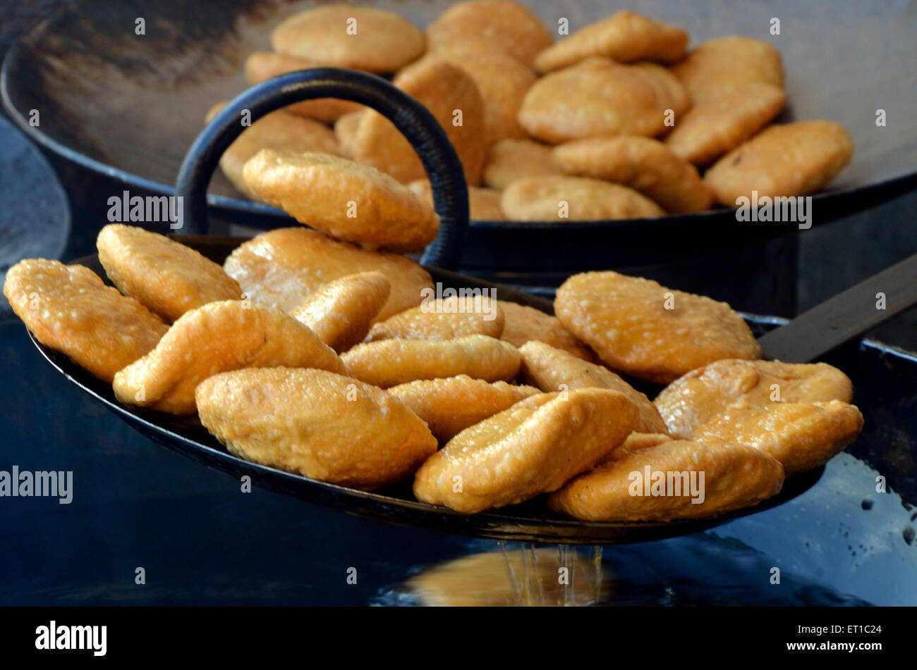 Indische frittierte Snacks Jodhpur Rajasthan Indien Asien Stockfoto