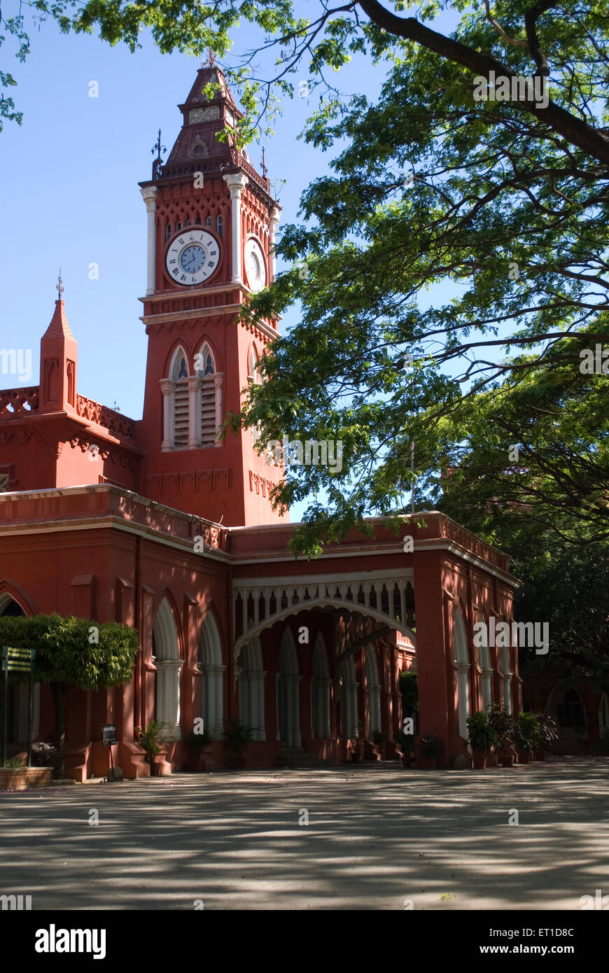 Zentrale Hochschule Universität von Bangalore; Karnataka; Indien Stockfoto