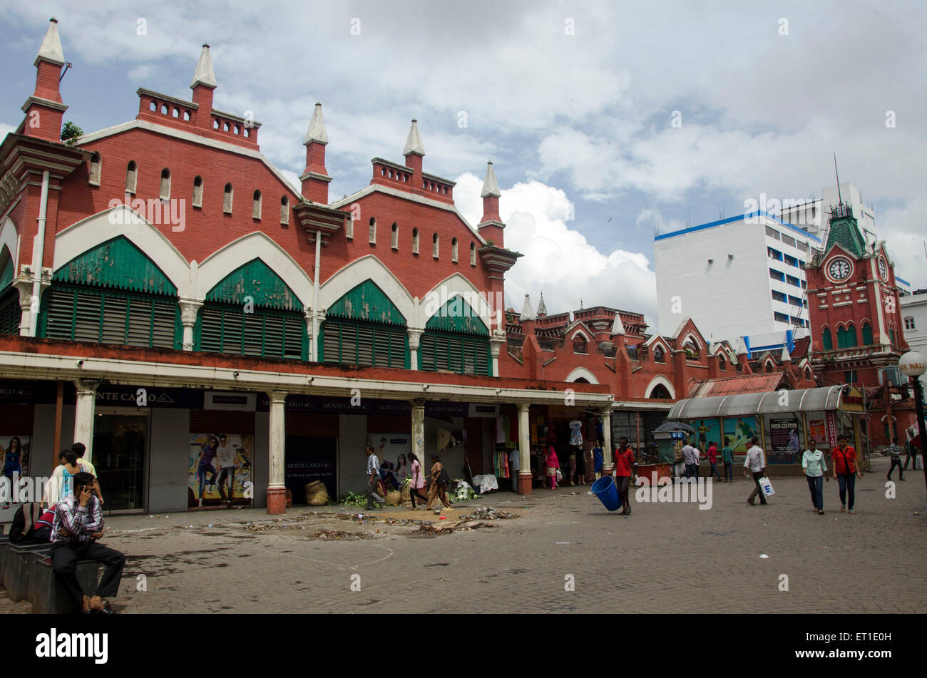 Sir Stuart Hogg Markt Kolkata West Bengal Indien Asien Stockfoto