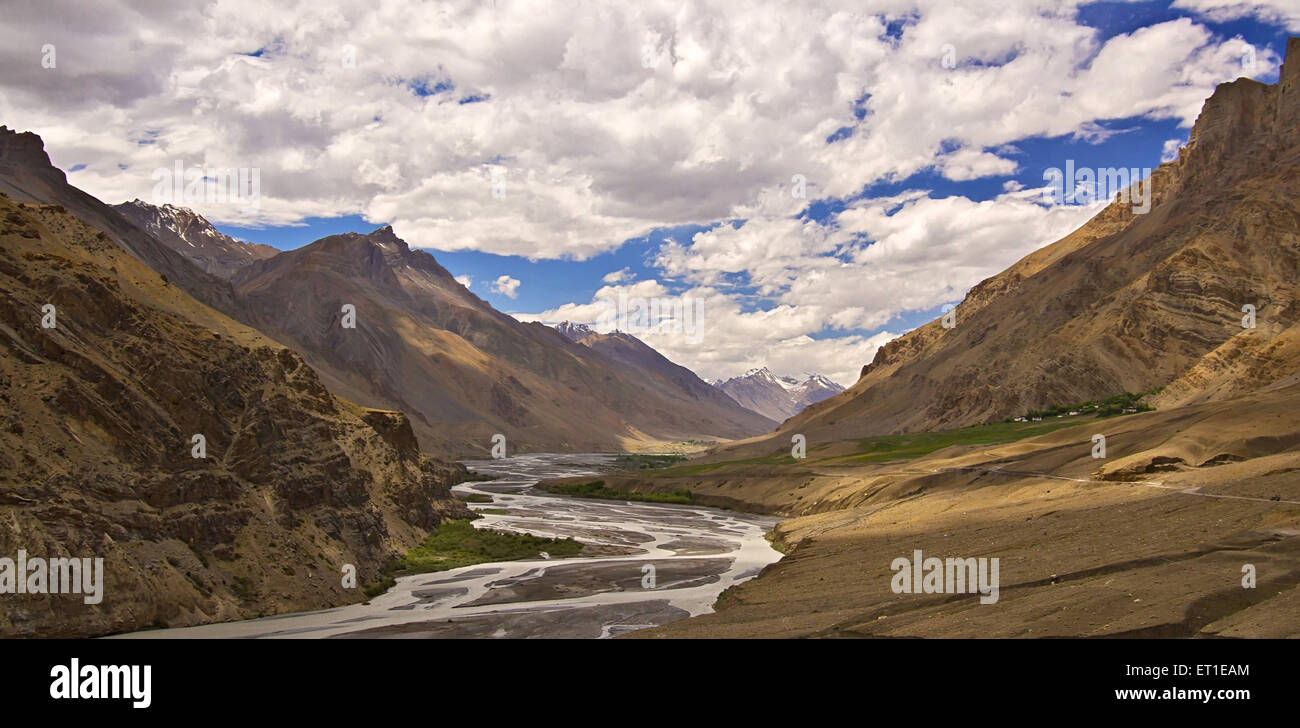 Spiti Valley in Himachal Pradesh, Indien Stockfoto