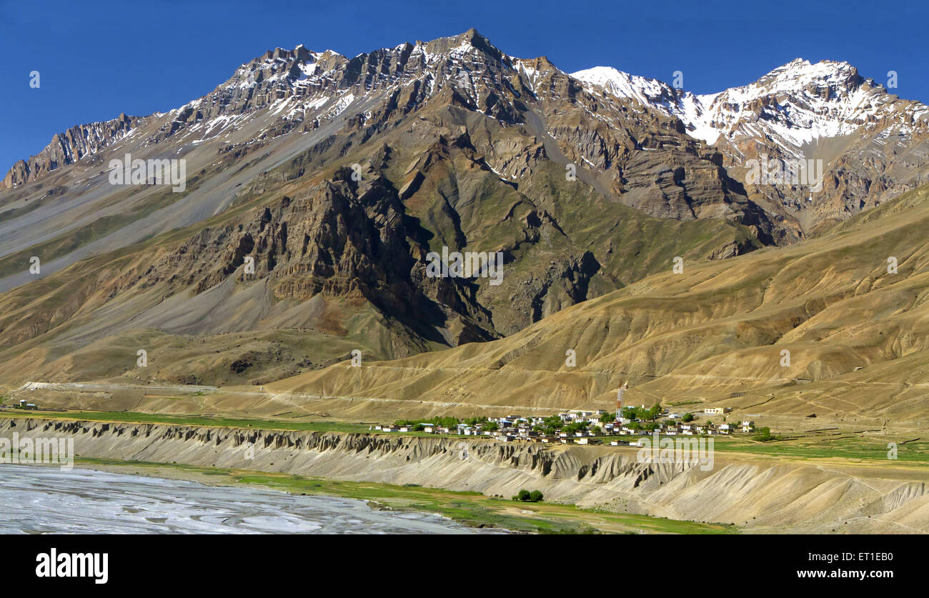 Spiti Valley in Himachal Pradesh, Indien Stockfoto