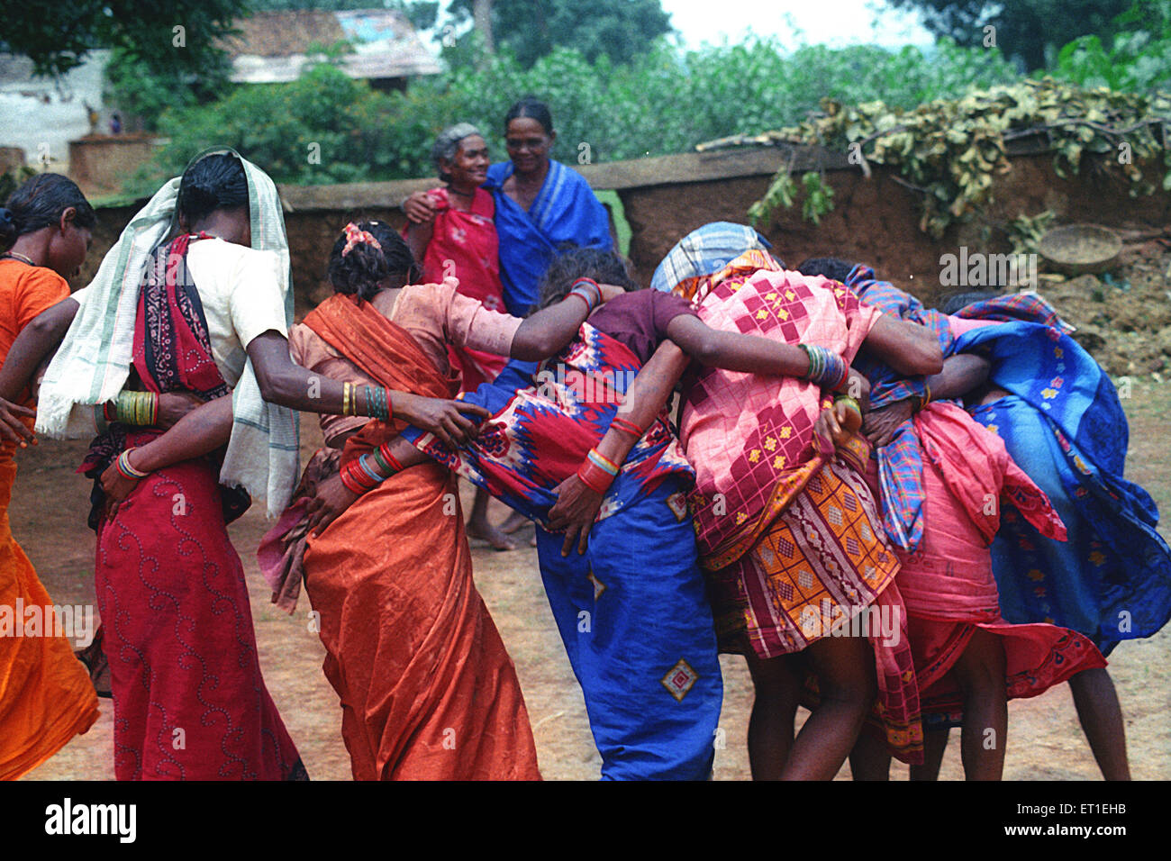 Tribal Dance; Gaund Madia; Chhattisgarh; Indien Stockfoto