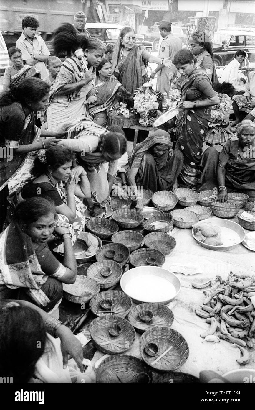Devdasi Yellamma Festival in Kamathipura zu feiern; Bombay Mumbai; Maharashtra; Indien Stockfoto