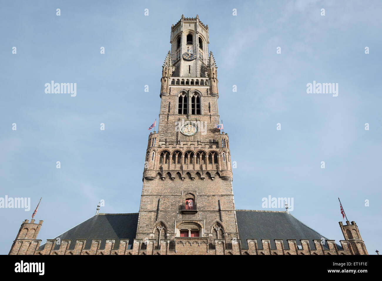 Brügge, Belgien, der Glockenturm Stockfoto