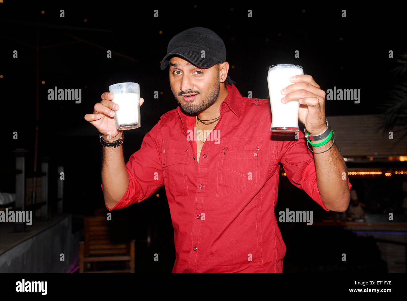 Harbhajan Singh, indischer Cricketspieler, Cricket-Kommentator, Indien, Asien Stockfoto