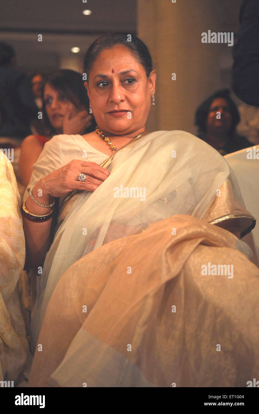 Jaya Bachchan, indische Schauspielerin, indische Politikerin, Indien Stockfoto