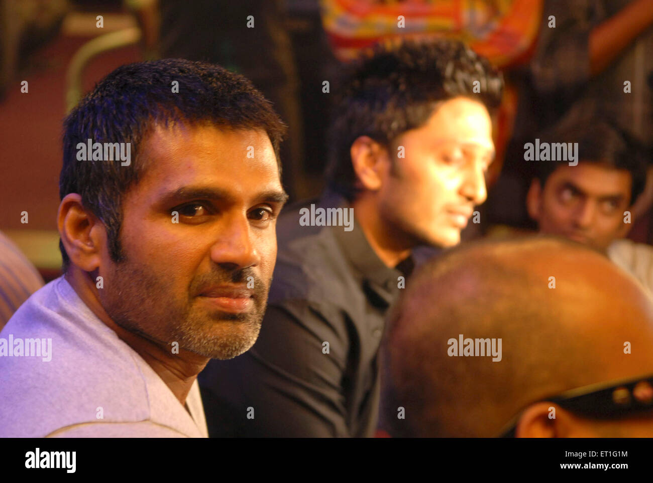 Sunil Shetty, Suniel Shetty, indischer Schauspieler, Filmproduzent, Fernsehpersönlichkeit, Unternehmer, Indien, Asien Stockfoto
