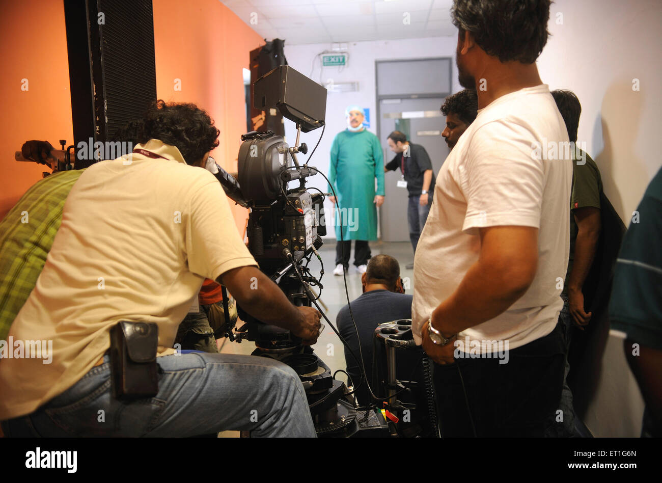 Shooting ; Yuvraj Film ; Film City Studio ; Goregaon ; Bombay ; Mumbai ; Maharashtra ; Indien Stockfoto