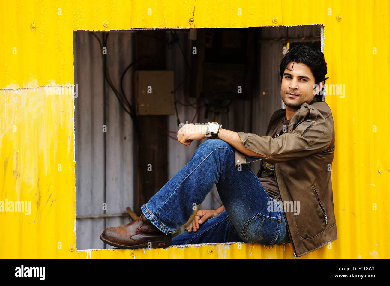 Rajeev Khandelwal, indischer Filmschauspieler, Fernsehschauspieler, Sänger, Moderator, Indien, Asien Stockfoto