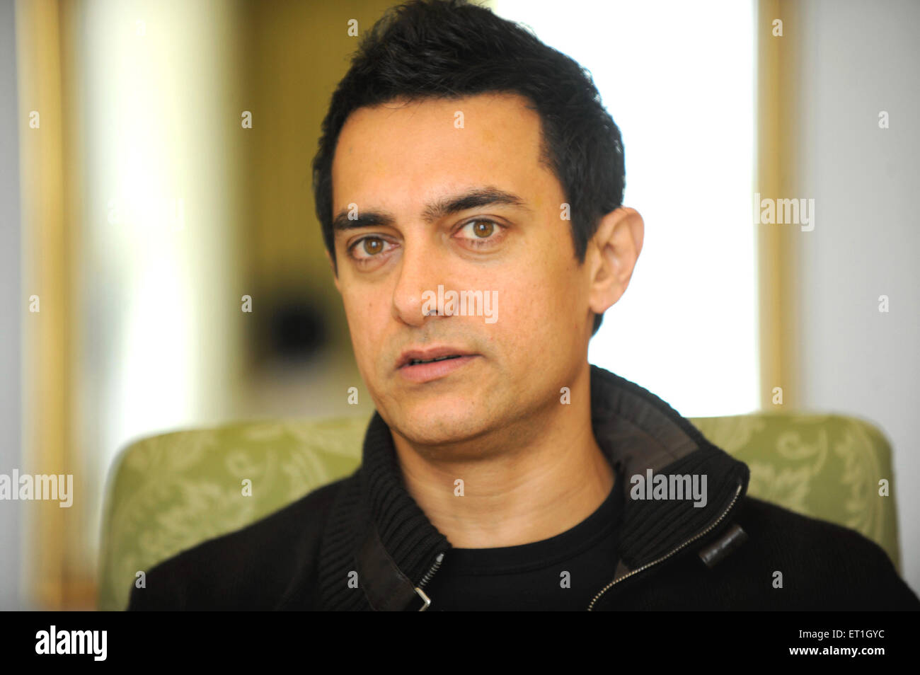 Aamir Khan, Mohammed Aamir Hussain Khan, indischer Schauspieler, Filmregisseur, Produzent, Fernsehmoderator, Indien, Asien Stockfoto