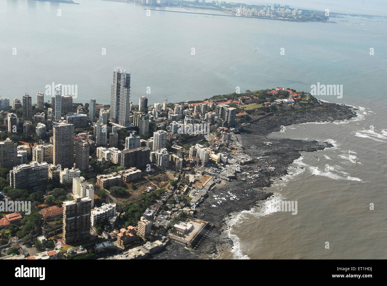 Luftaufnahme der Stadt; Bombay Mumbai; Maharashtra; Indien Stockfoto