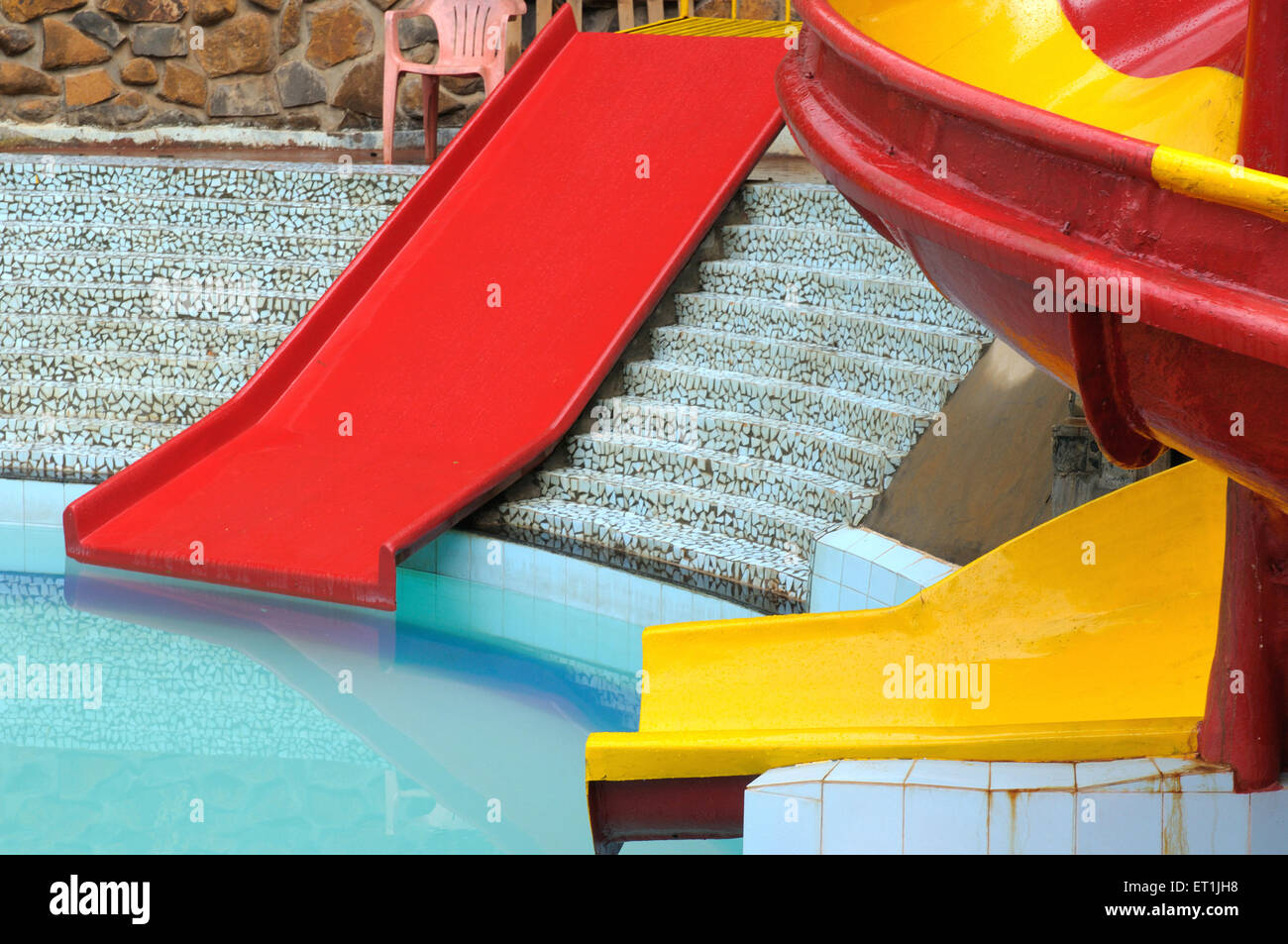 Swimmingpool abstrakt Stockfoto