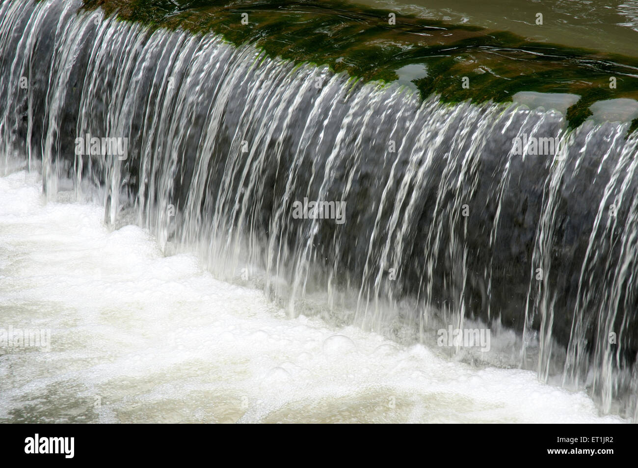 Wasserfall; Shivganga Fluss; Kondhanpur; Pune; Maharashtra; Indien; Asien; Asiatisch; Indisch Stockfoto