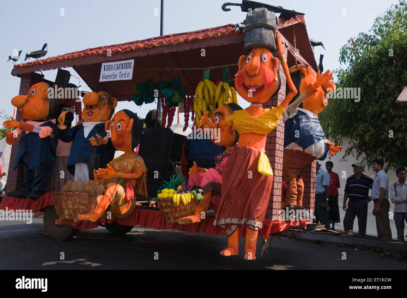 Goa Carnival, Viva Carnival, Mardi Gras, Carnaval, Intruz, Entrado, Goa, Indien, Asien, Asien, Indisch Stockfoto