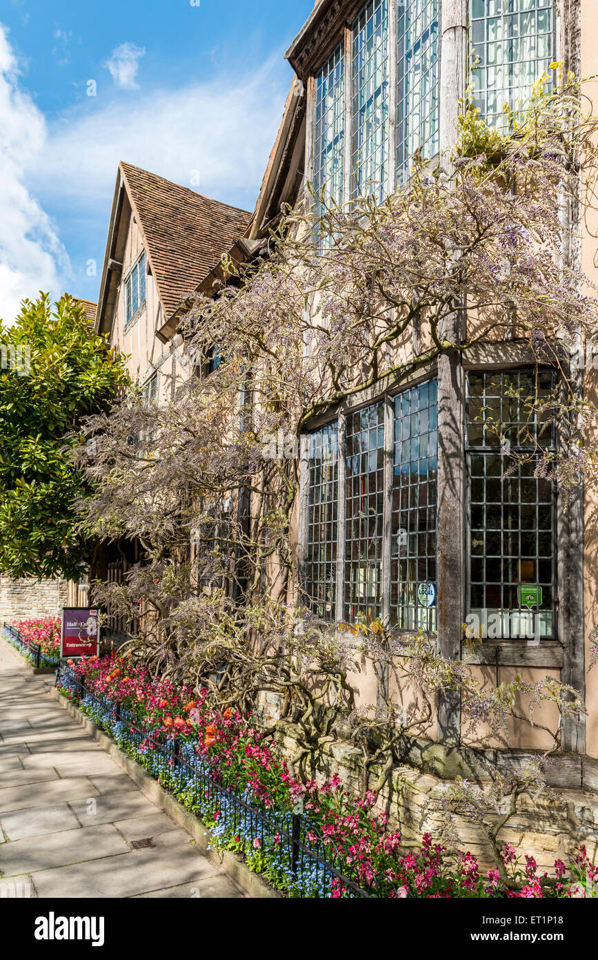 Halls Croft, Stratford war im Besitz von William Shakespeares Tochter Susanna Hall, und ihr Ehemann John Hall Stockfoto