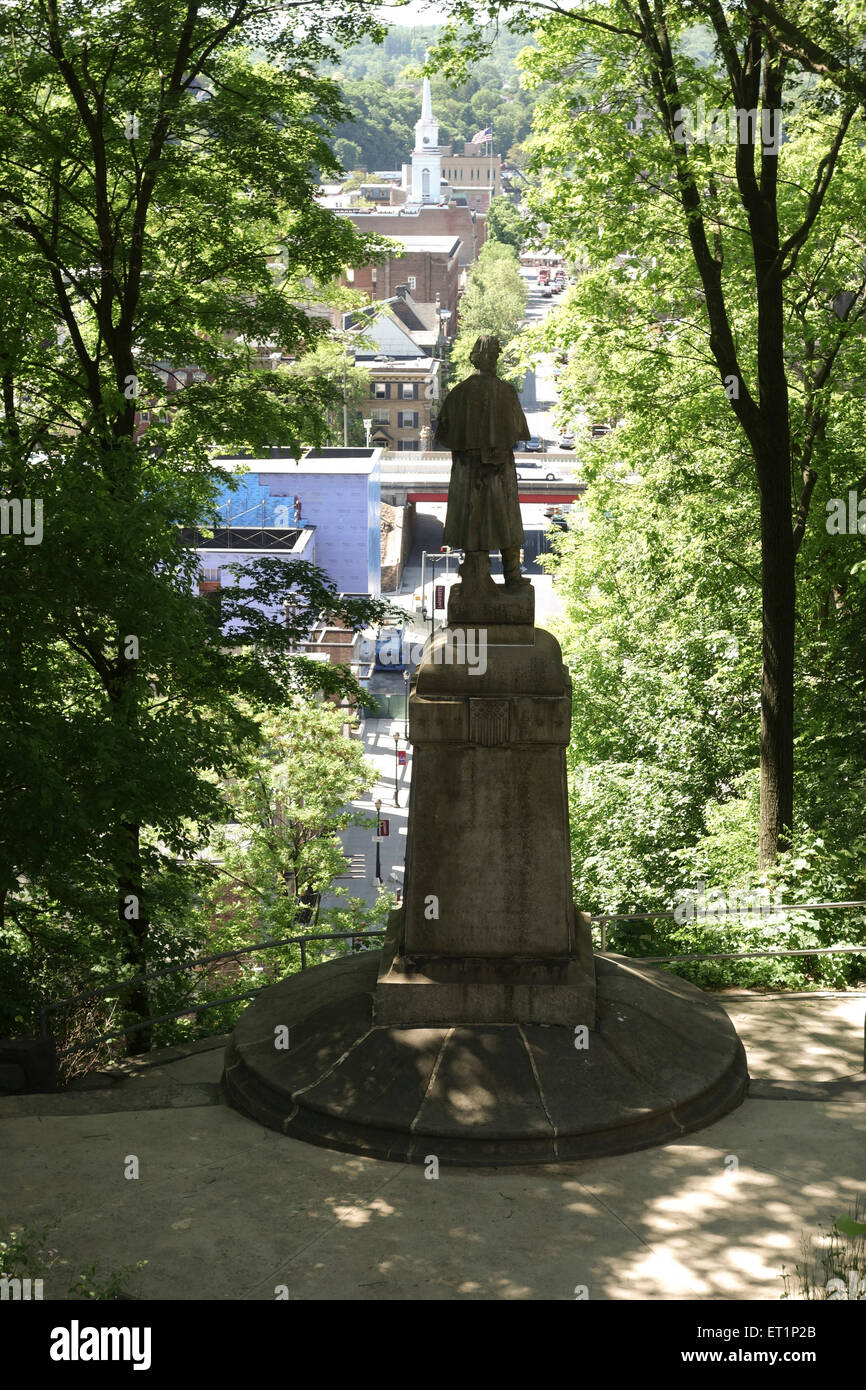 Lafayette College Soldat-Denkmal, Easton, Pennsylvania, USA. Stockfoto