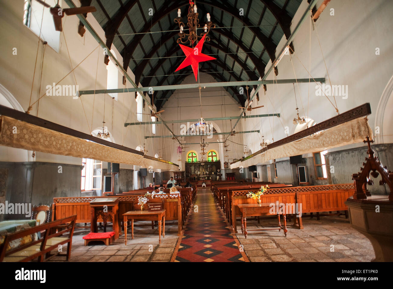 Franziskus Kirche Vasco da Gama beigesetzt; Cochin Kochi; Kerala; Indien Stockfoto