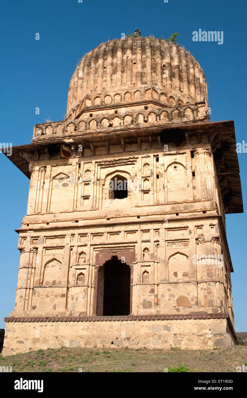 Ehrenmale der Herrscher; Orchha; Tikamgarh; Madhya Pradesh; Indien Stockfoto