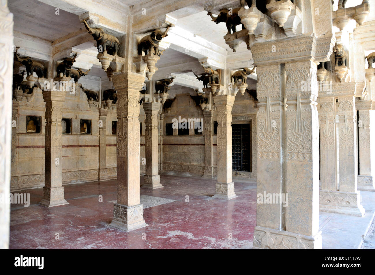 Chhatra Mahal in Bundi Palast Rajasthan Indien Asien Stockfoto