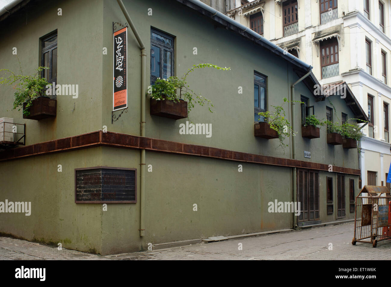 Altbau in Fort in Mumbai, Maharashtra, Indien Asien Stockfoto