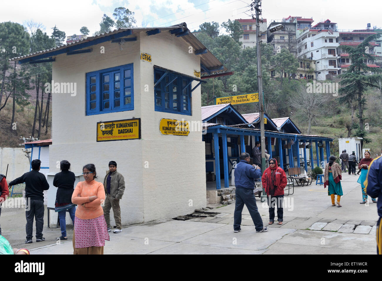 Bahnhof in Shimla, Himachal Pradesh Indien Asien Stockfoto
