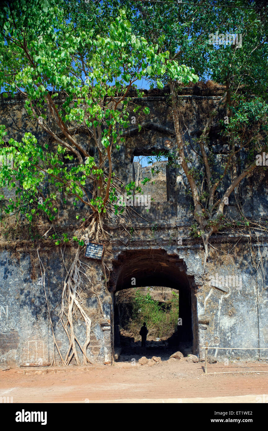 Niederländische Vakhar Fort Vengurla Sindhudurg Maharashtra Indien Asien Stockfoto