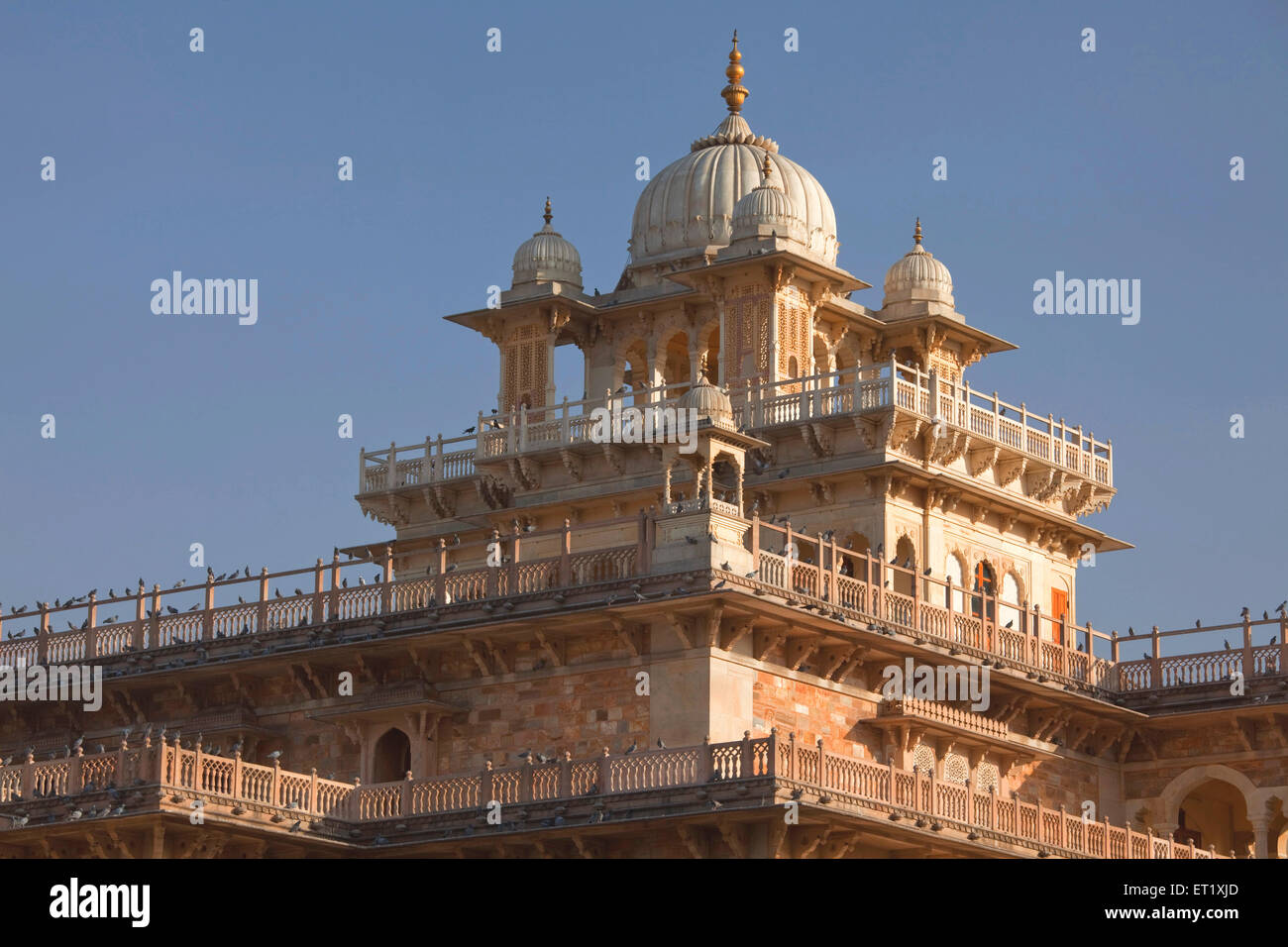 Central Museum; Albert Hall; Jaipur; Rajasthan; Indien; Asien Stockfoto