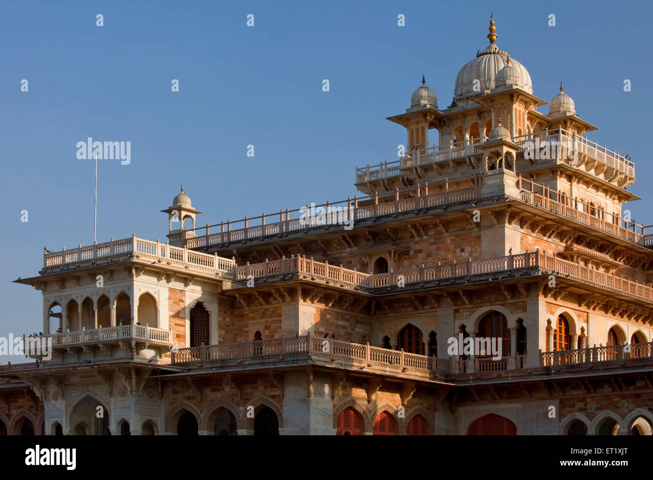 Central Museum; Albert Hall; Jaipur; Rajasthan; Indien; Asien Stockfoto