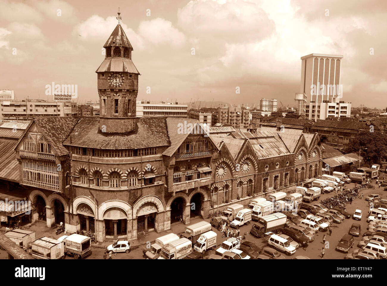 Crawford Market Mumbai Indien Stockfoto