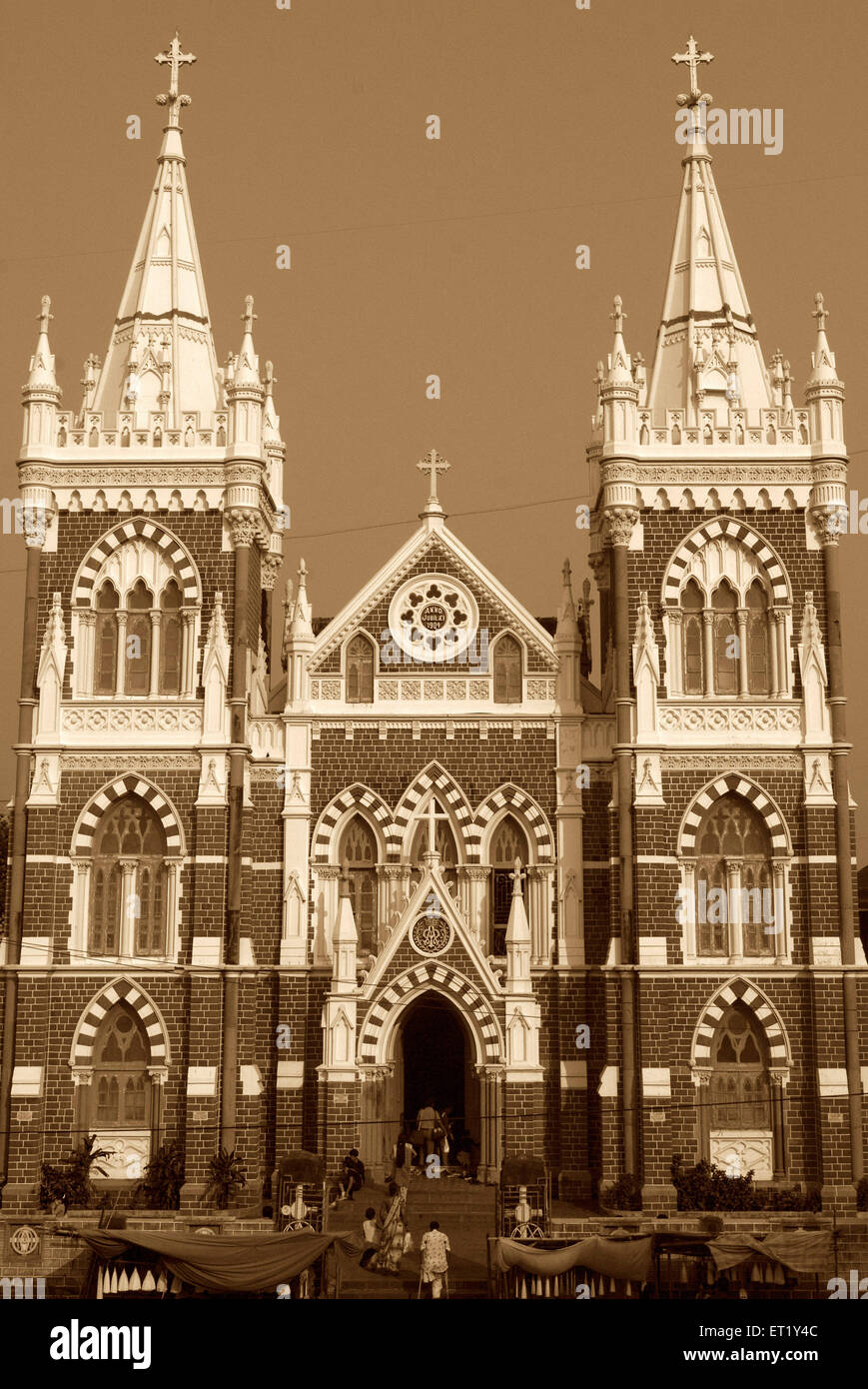 Mount Mary Church Mumbai Anno Jubiläum 1904 Stockfoto