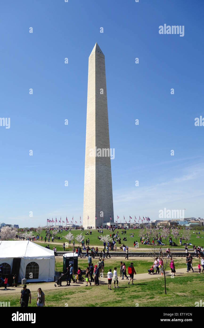 Washington-Denkmal in DC Stockfoto