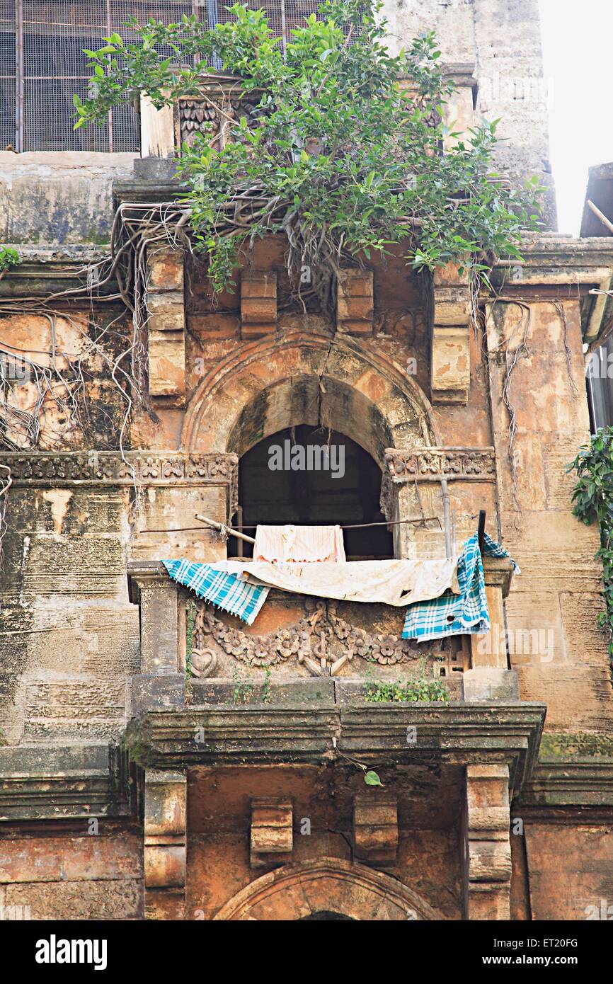 Altes Gebäude; Bhangwadi; Kalbadavi Road; Marine Lines; Bombay; Mumbai; Maharashtra; Indien; Asien; Asiatisch; Indisch Stockfoto