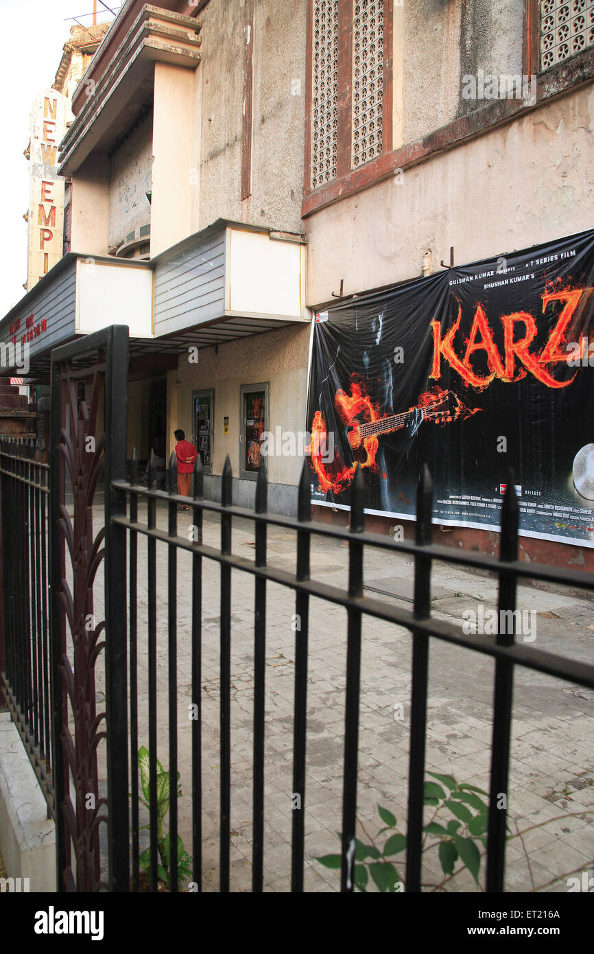 Neues Empire-Kino; Kino; Kino; Murzban Road; Bombay; Mumbai; Maharashtra; Indien; Asien; Asiatisch; Indisch Stockfoto