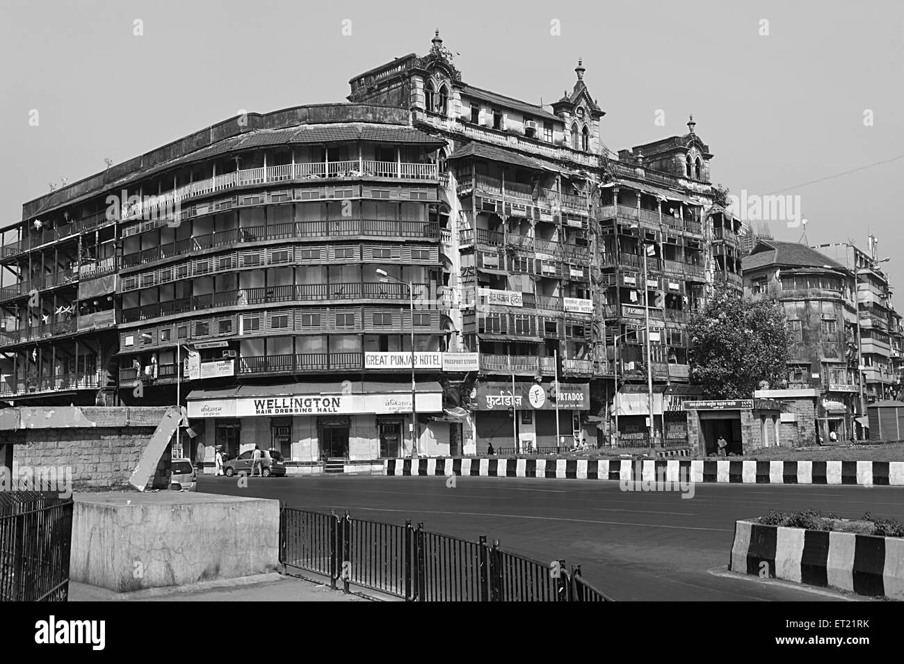 Jer Mahal Masse Vasudev Balwant Phadke Chowk Mumbai Indien Asien Dez 2011 Stockfoto