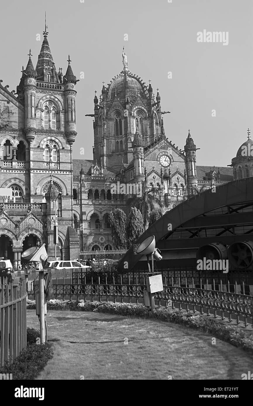 Victoria Terminus, VT, Chhatrapati Shivaji Terminus, CST, Bahnhof Terminus, Bombay, Mumbai, Maharashtra, Indien, Asien, Asien, Indien Stockfoto