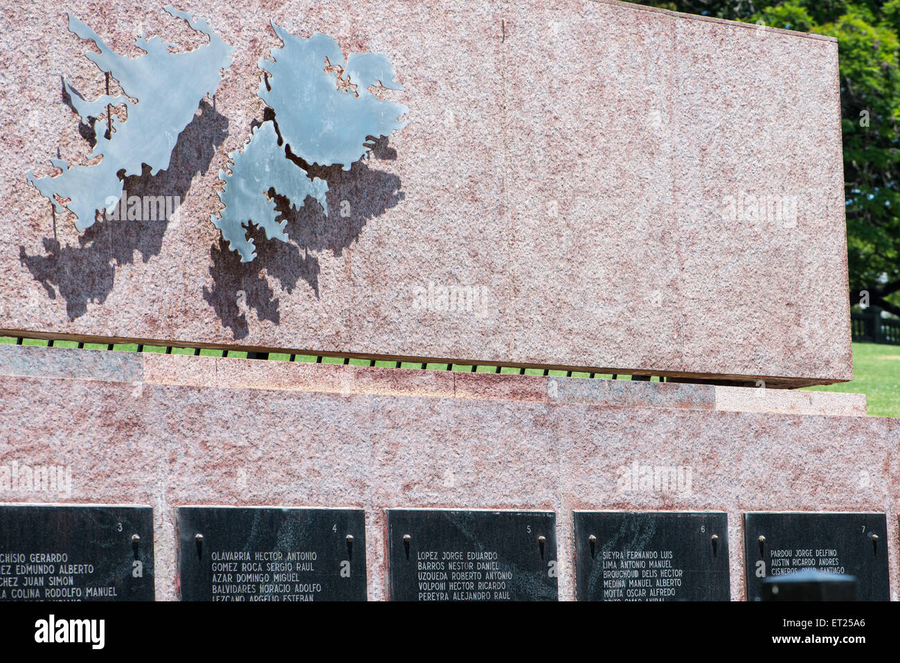 Falkland-Kriegerdenkmal, Buenos Aires, Argentinien Stockfoto