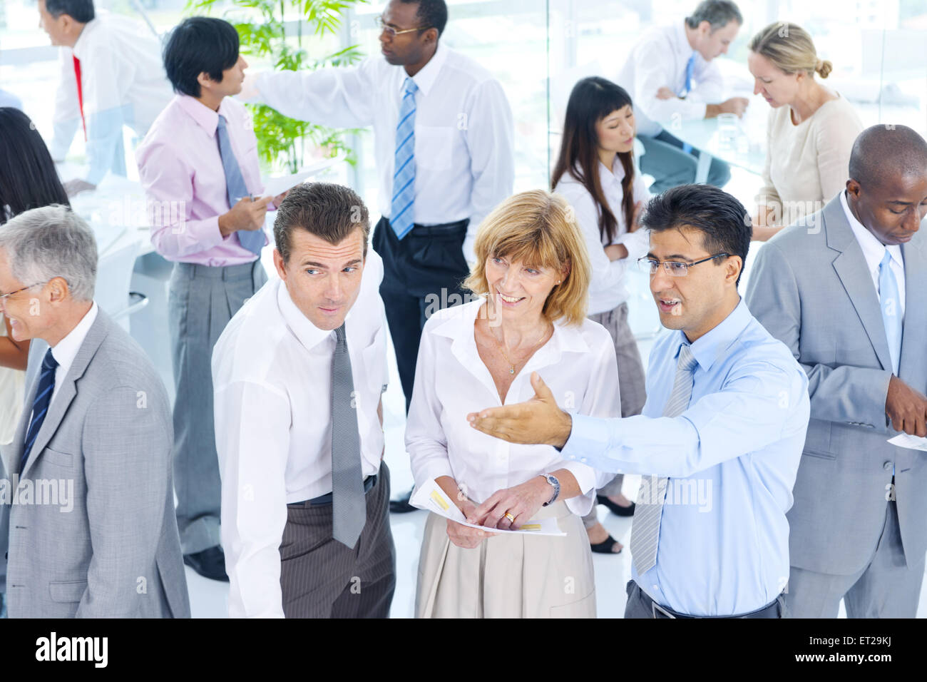 Gruppe von Menschen Geschäftstreffen im Büro Stockfoto