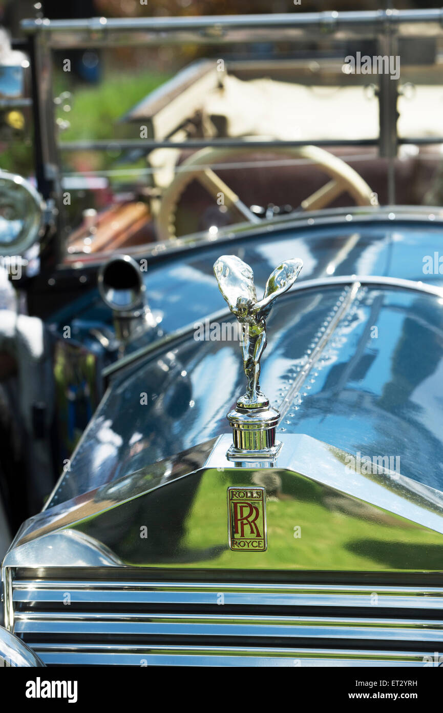 1926 Rolls-Royce 20HP Coupe Cabriolet bei einer Oldtimer-Show in den Cotswolds. Broadway, Worcestershire, England Stockfoto