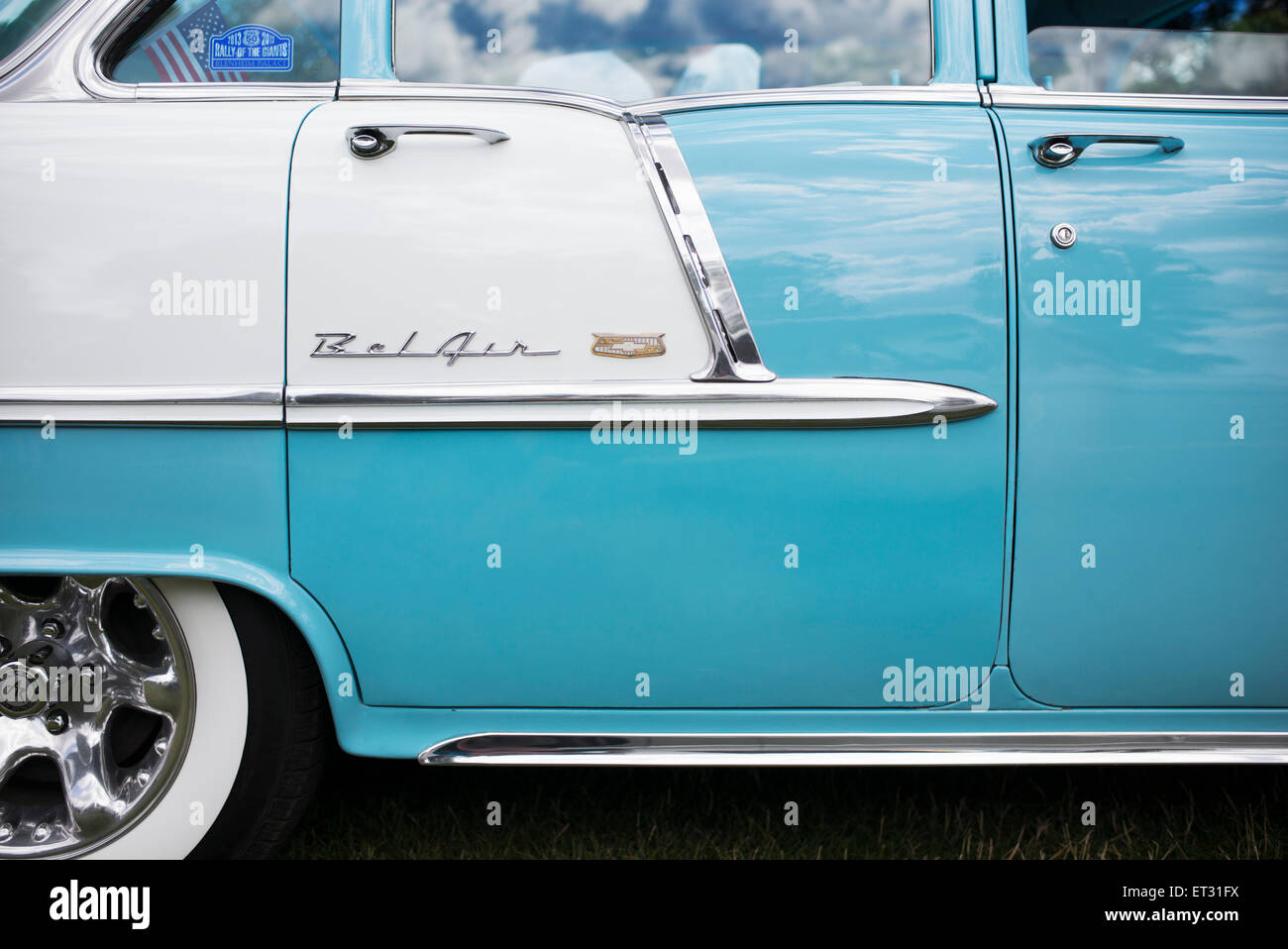 Chevrolet Bel Air. Chevy. Amerikanische Oldtimer Stockfoto