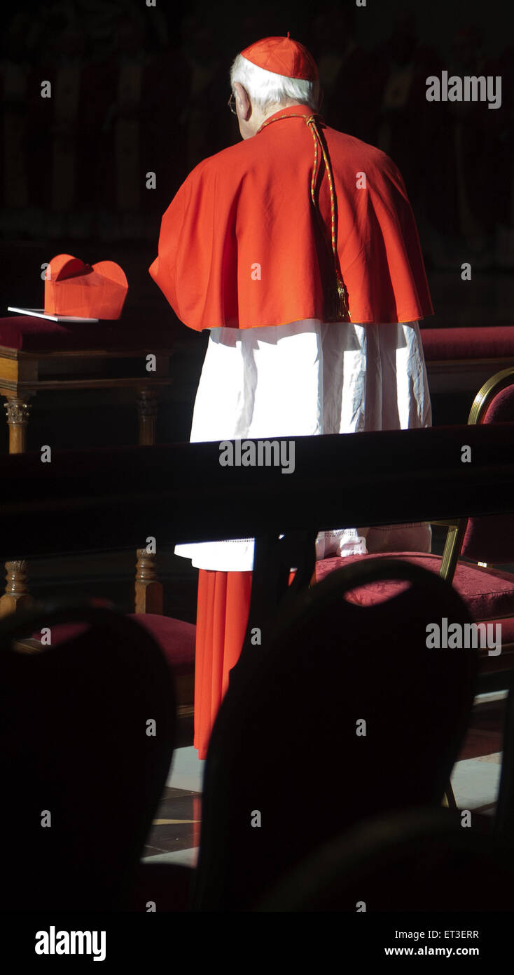 Der Trauergottesdienst von argentinischer Kardinal Jorge María Mejía gehalten in den Petersdom im Vatikan wo: Rom, Italien bei: Kredit-11. Dezember 2014: IPA/WENN.com ** nur verfügbar für die Veröffentlichung in UK, USA, Deutschland, Österreich, Schweiz ** Stockfoto