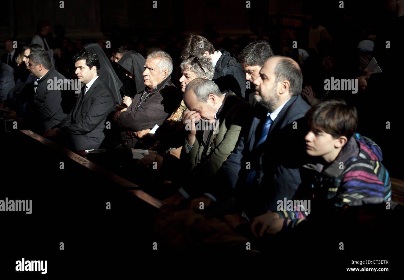Der Trauergottesdienst von argentinischer Kardinal Jorge María Mejía gehalten in den Petersdom im Vatikan wo: Rom, Italien bei: Kredit-11. Dezember 2014: IPA/WENN.com ** nur verfügbar für die Veröffentlichung in UK, USA, Deutschland, Österreich, Schweiz ** Stockfoto
