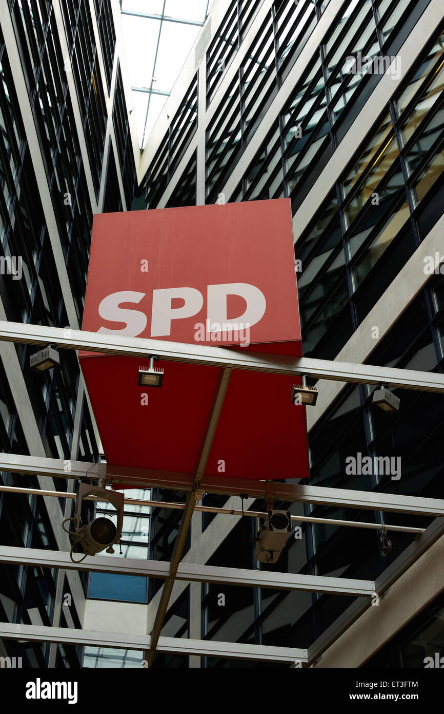 Berlin, Deutschland, SPD-Logo Stockfoto