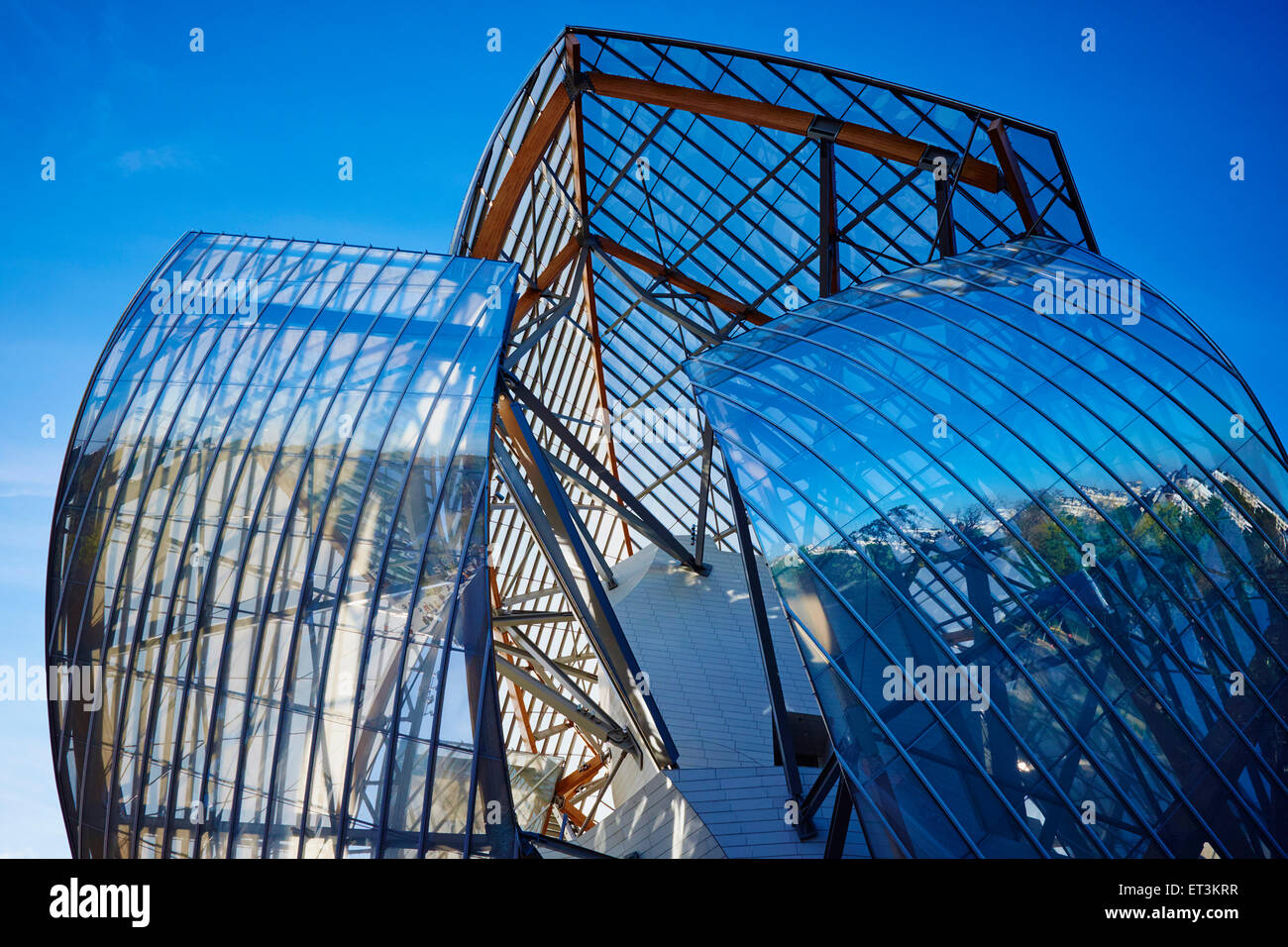 Frankreich, Paris, Louis Vuitton Foundation (Fondation Louis Vuitton), Kunstmuseum Stockfoto